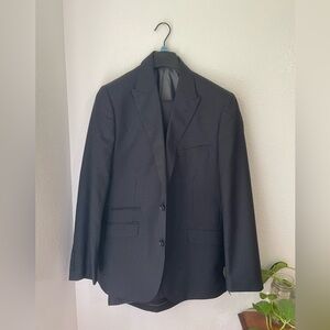 Steve Harvey Celebrity Edition Men’s Blazer & Slacks in Navy & Black Small Plaid